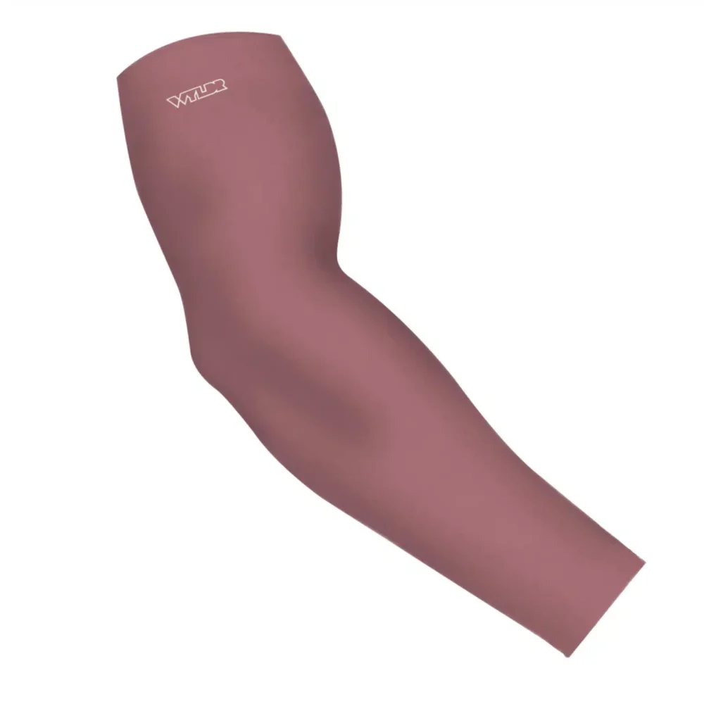 an image of an arm sleeve in a single color. the title is Hibiscus