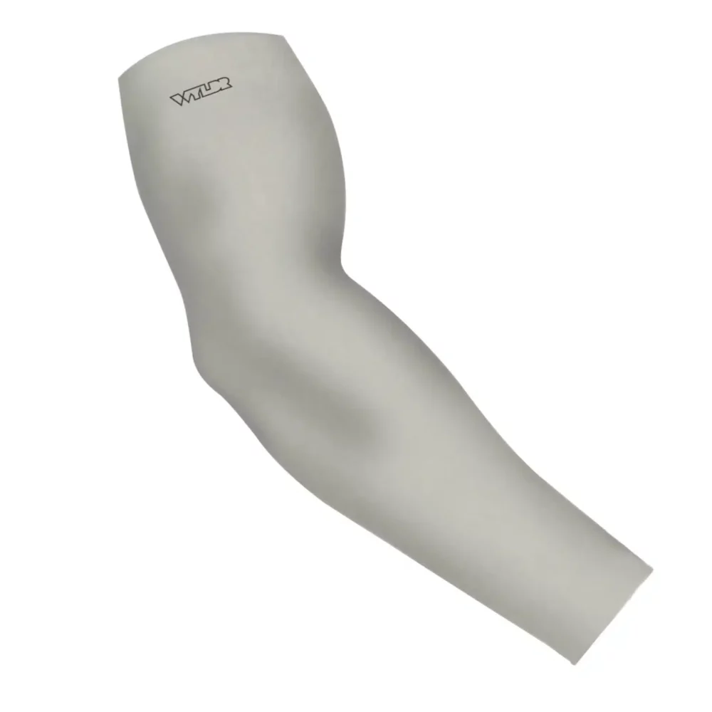 an image of an arm sleeve in a single color. the title is Stone
