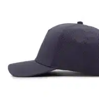 (RH) Ridge Hat | Amethyst - Side View side view of a 5 panel, water resistant, floatable hat. the hat is darkl purple in color