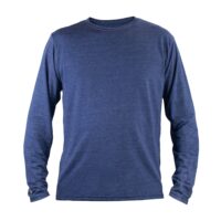an image of a deep blue shirt