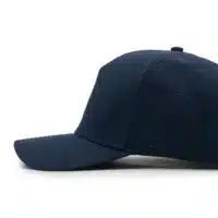 (RH) Ridge Hat | Rain - Side View side view of a 5 panel, water resistant, floatable hat. the hat is dark blue in color